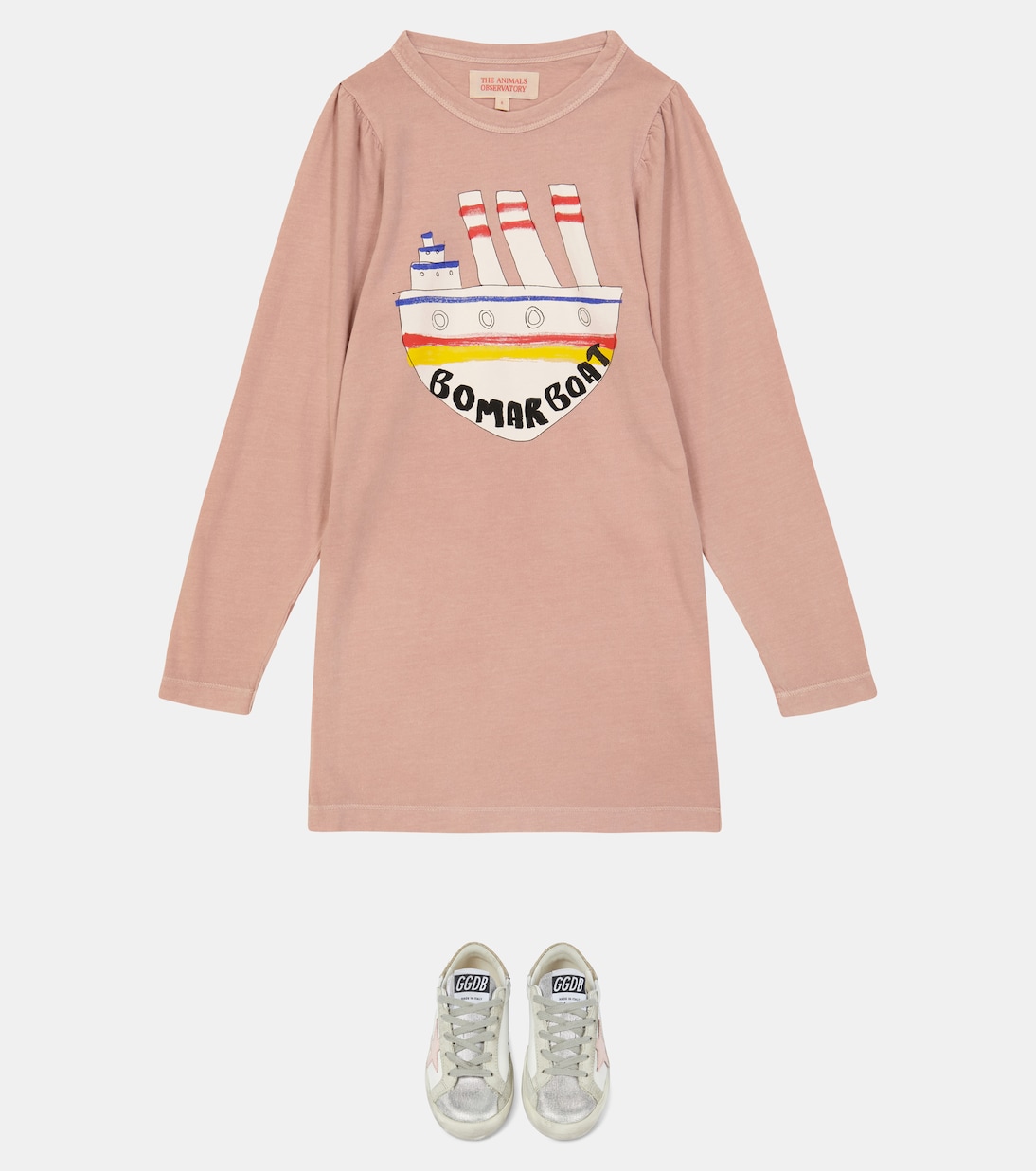 Big Dog printed cotton jersey dress | The Animals Observatory