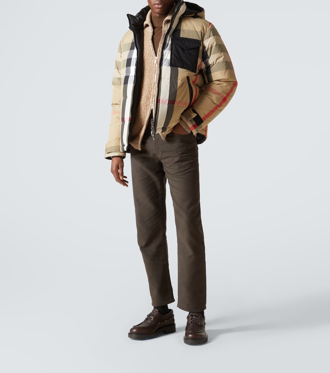 Burberry Check reversible down jacket | Burberry