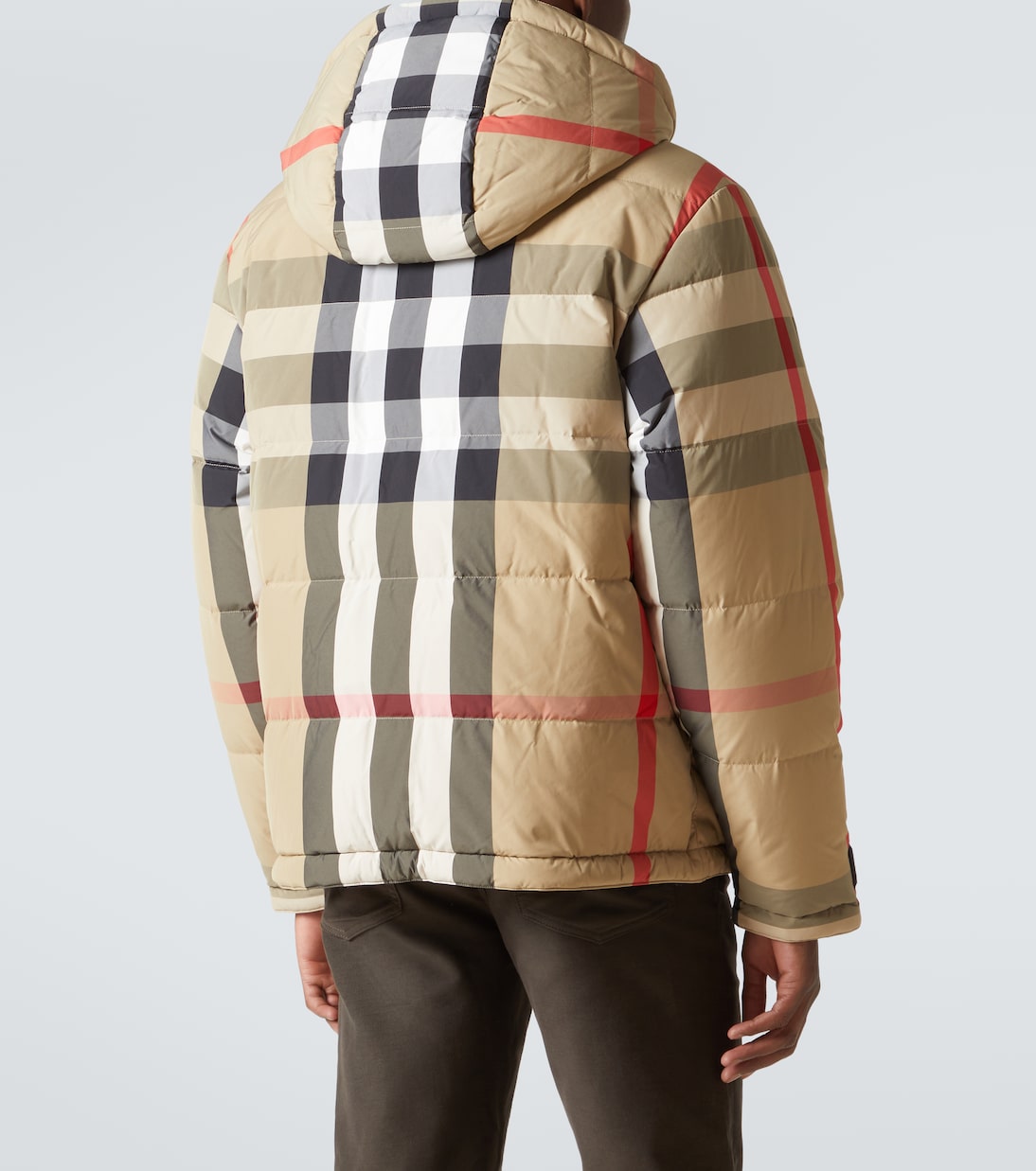 Burberry Check reversible down jacket | Burberry