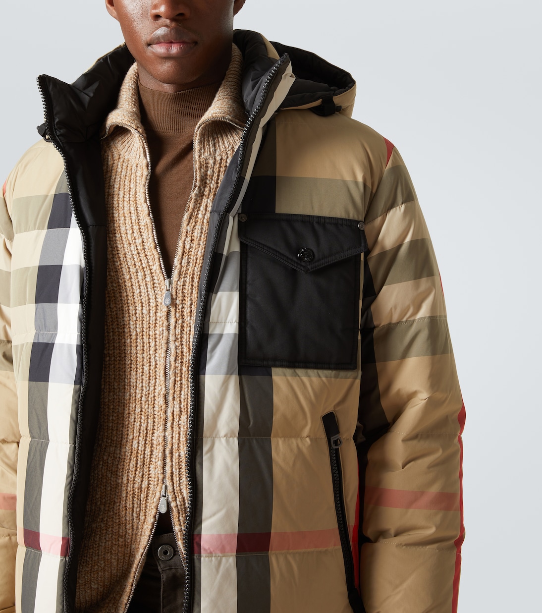 Burberry Check reversible down jacket | Burberry