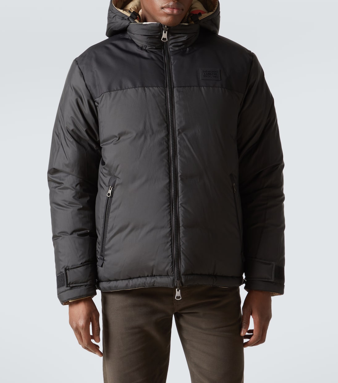 Burberry Check reversible down jacket | Burberry