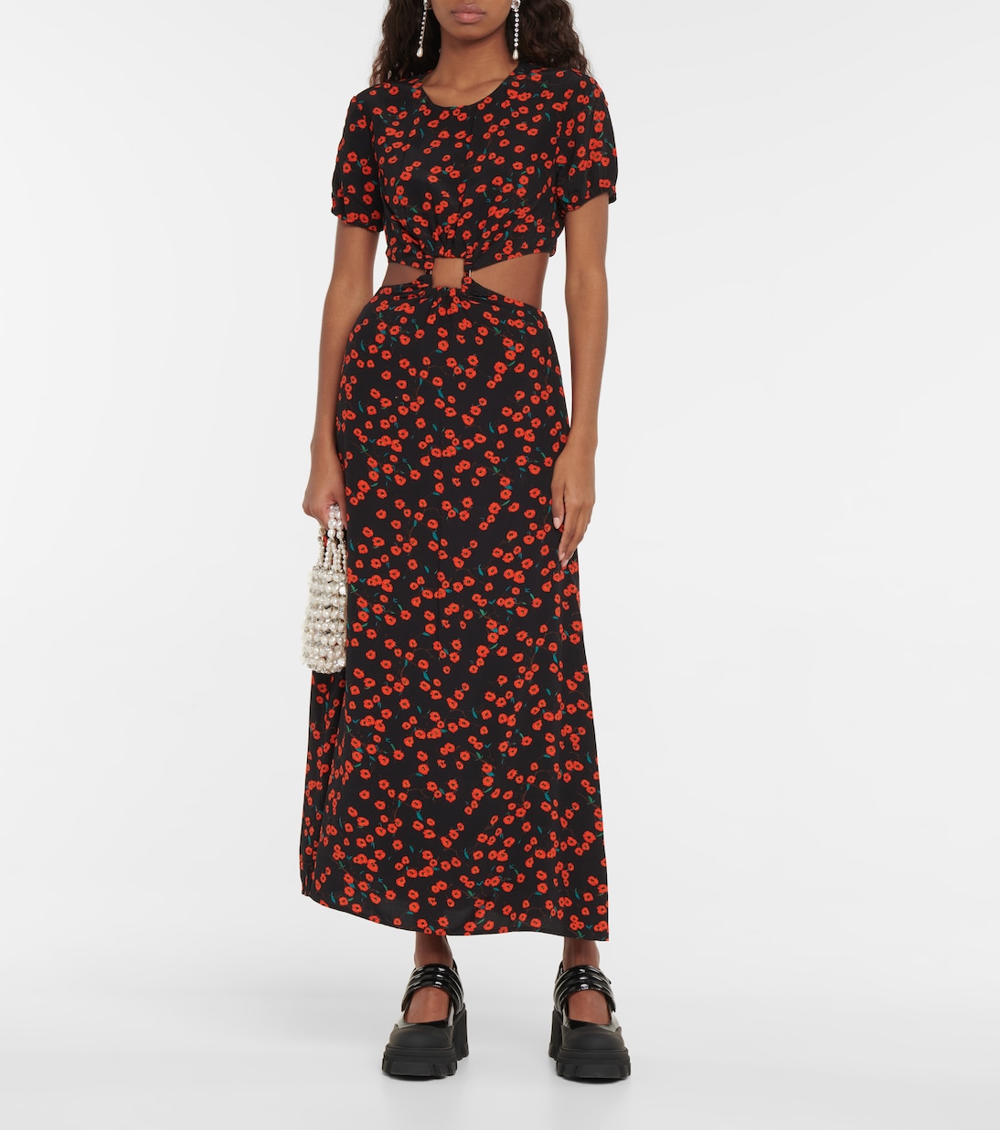 Bedrucktes Maxikleid | Staud