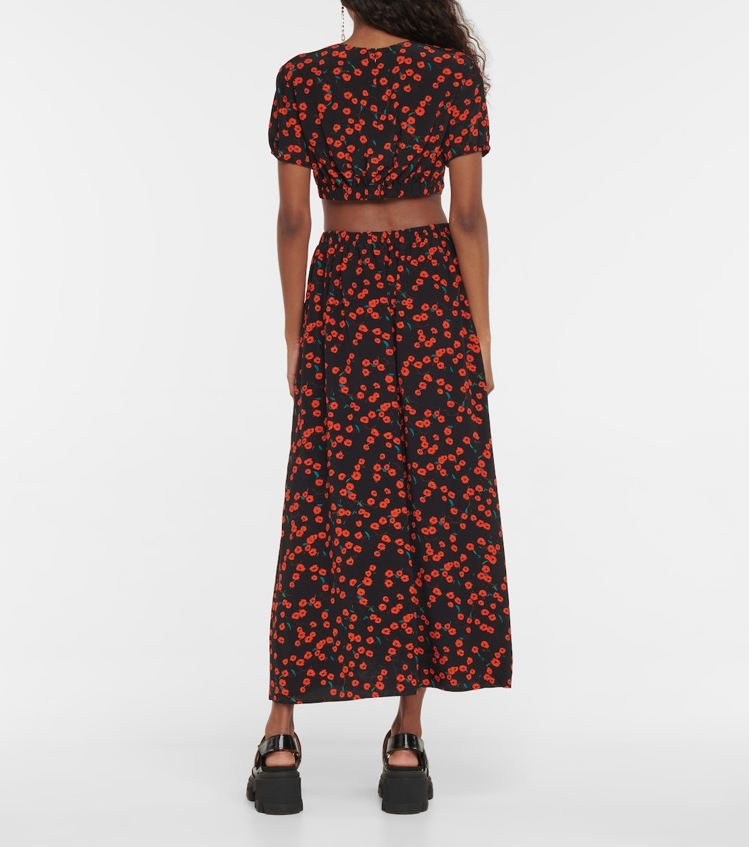 Bedrucktes Maxikleid | Staud