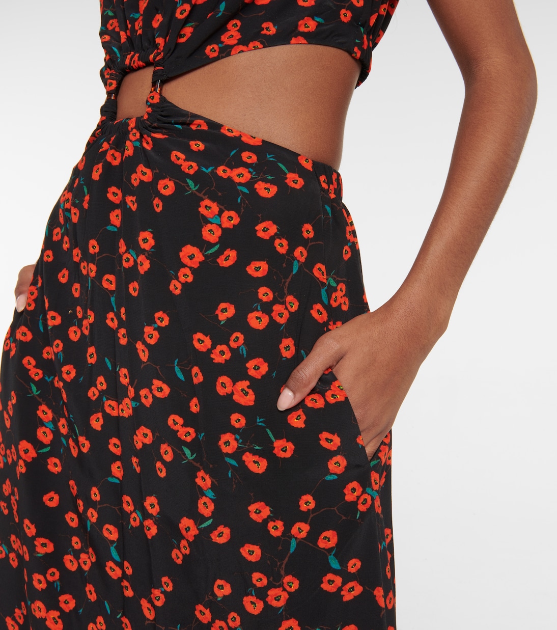 Bedrucktes Maxikleid | Staud