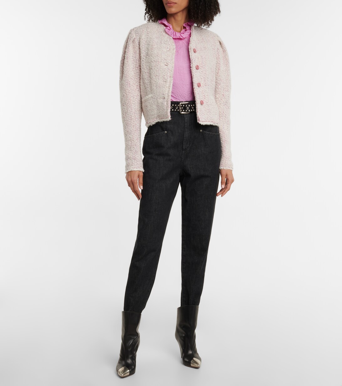 Izma textured puff-sleeve blazer | Isabel Marant