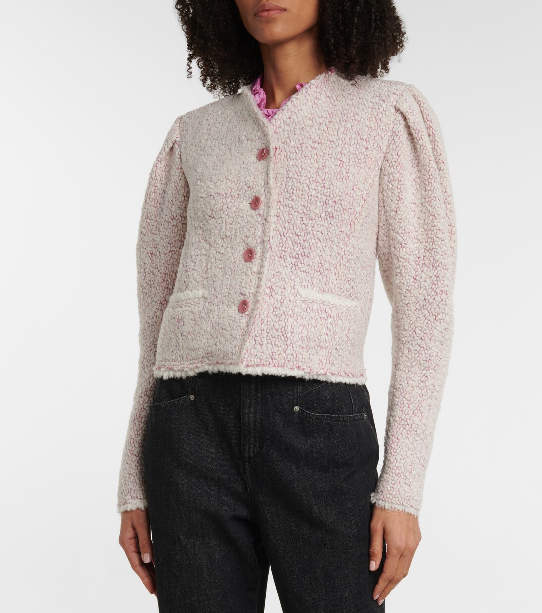 Izma textured puff-sleeve blazer | Isabel Marant
