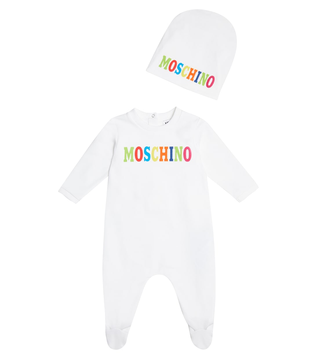 Baby - Tutina e berretto in jersey | Moschino Kids
