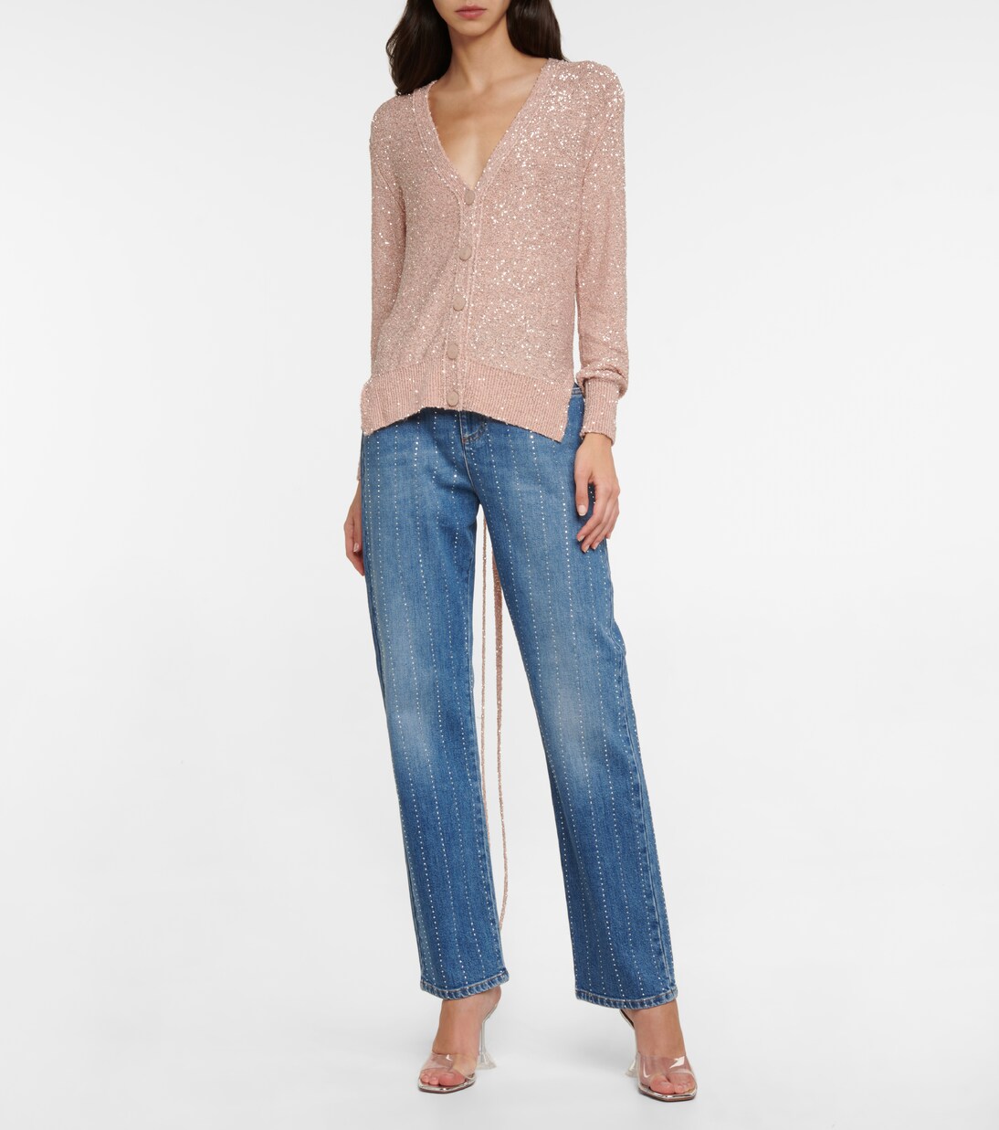 Sequin-embellished cardigan | Stella McCartney
