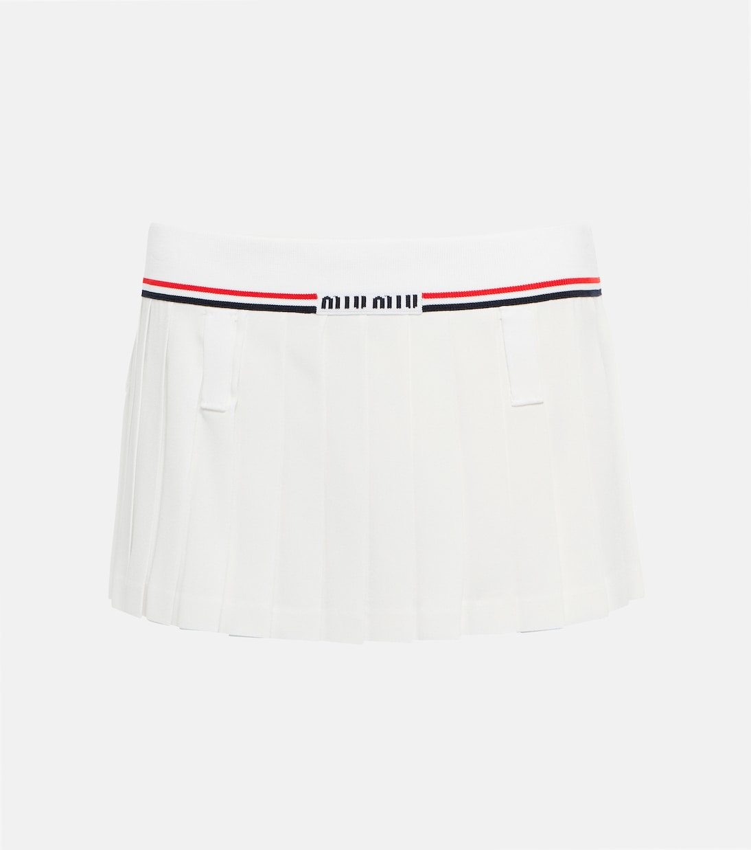 Minigonna a pieghe | Miu Miu