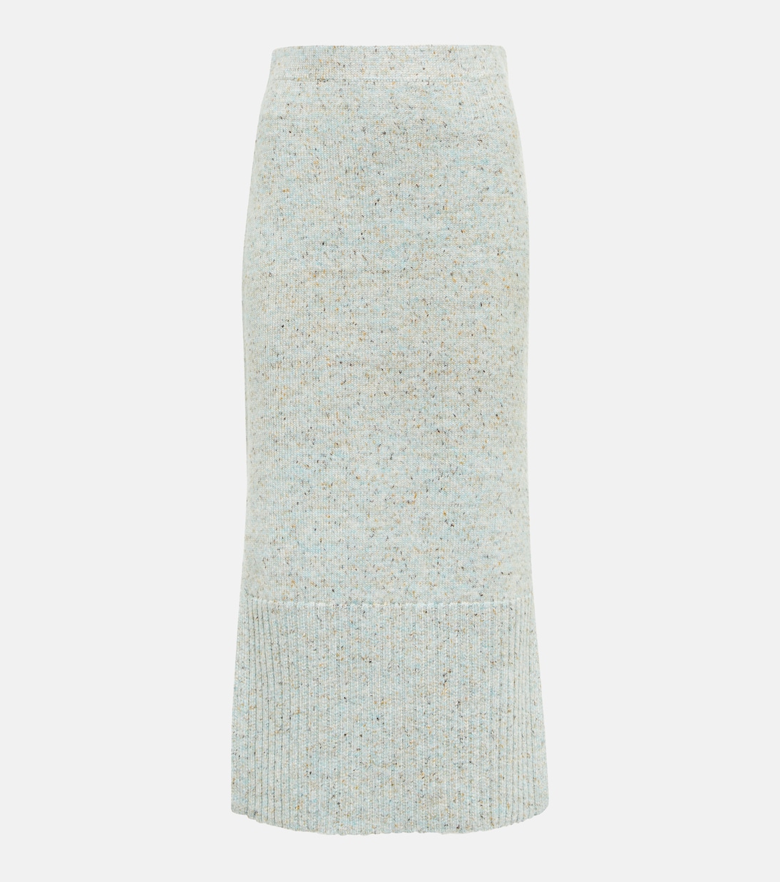 Falda midi Kaiya de punto de tiro alto | Ulla Johnson