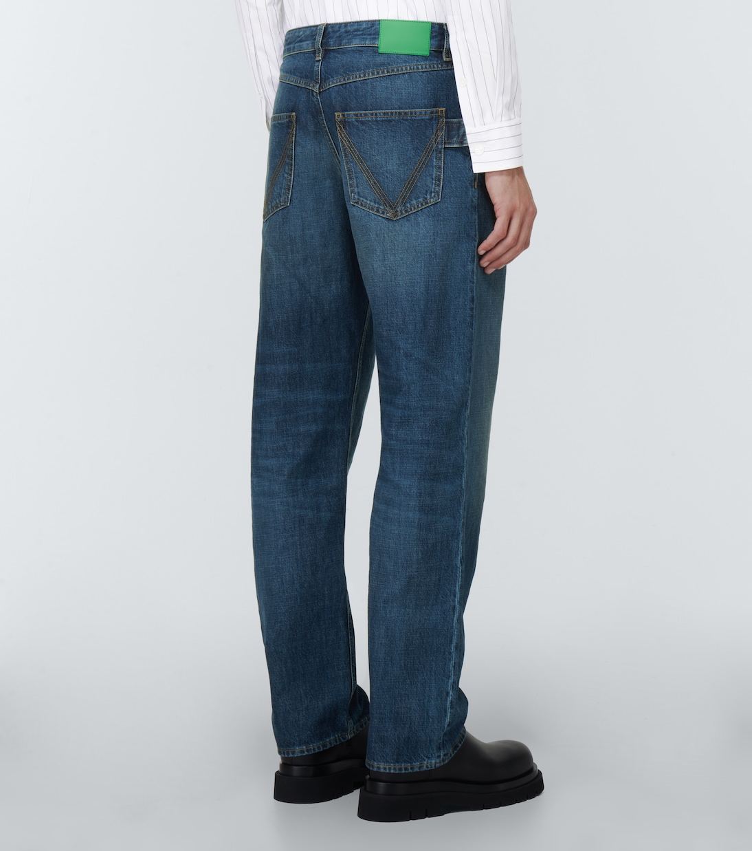 High-Rise Straight Jeans | Bottega Veneta