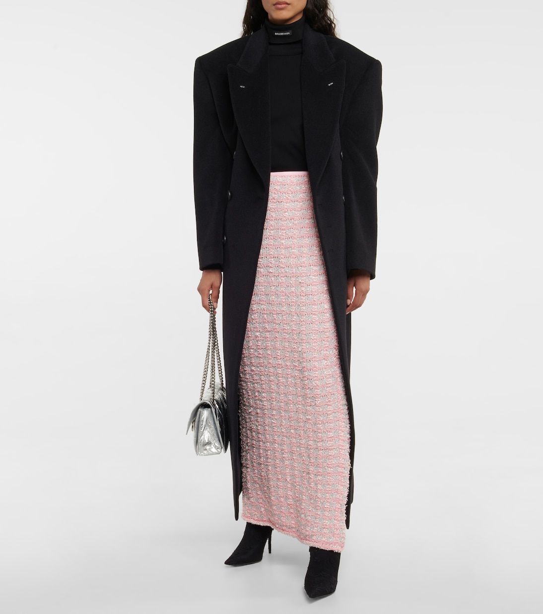 Borsa a tracolla Hourglass in pelle | Balenciaga