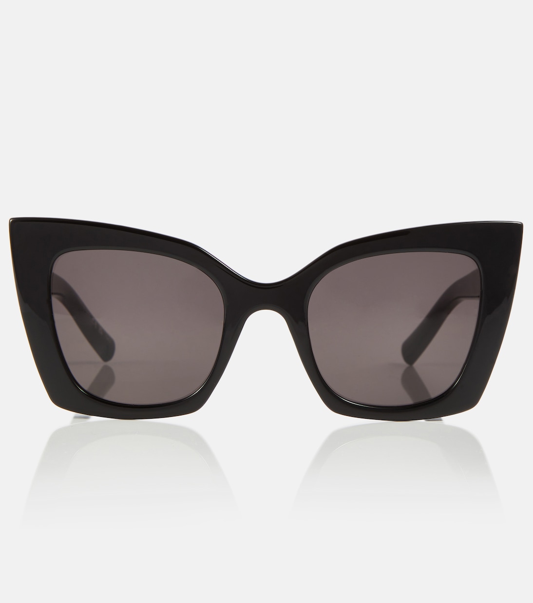 Occhiali Saint Laurent con montatura a forma di gatto per un look giovane e alla moda
