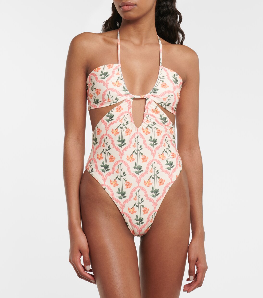 Mejorana printed swimsuit | Agua by Agua Bendita