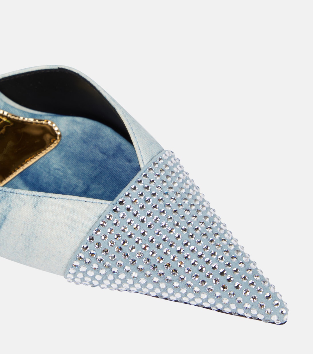 Tie-dye embellished denim pumps | Alexandre Vauthier