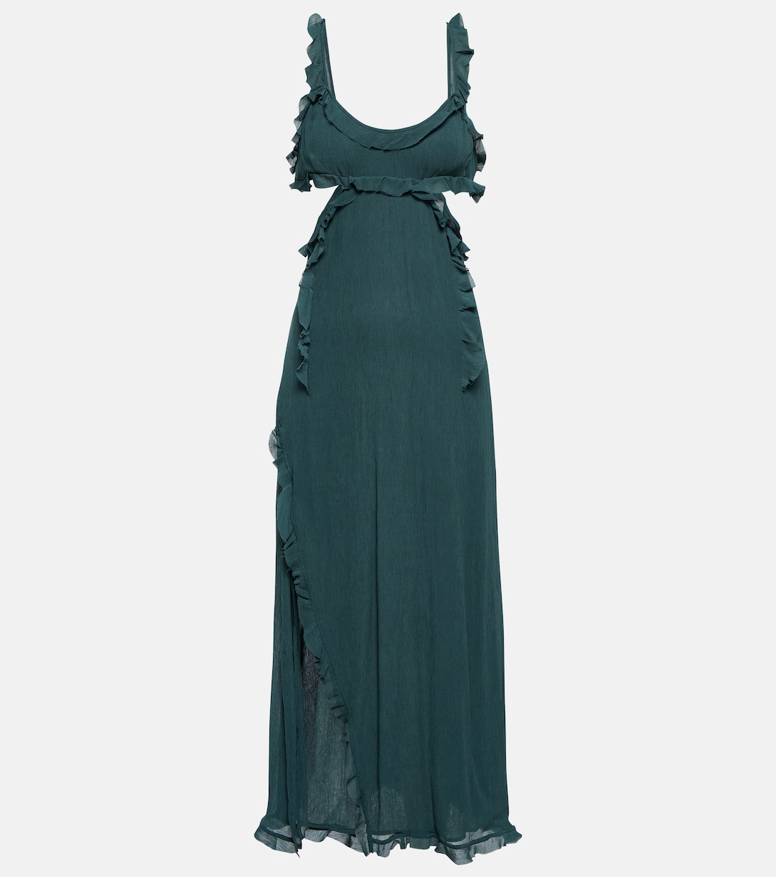 Abito midi in crêpe con cut-out | Acne Studios