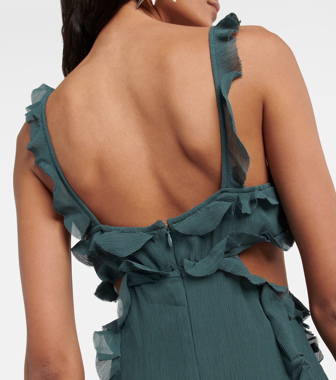 Abito midi in crêpe con cut-out | Acne Studios