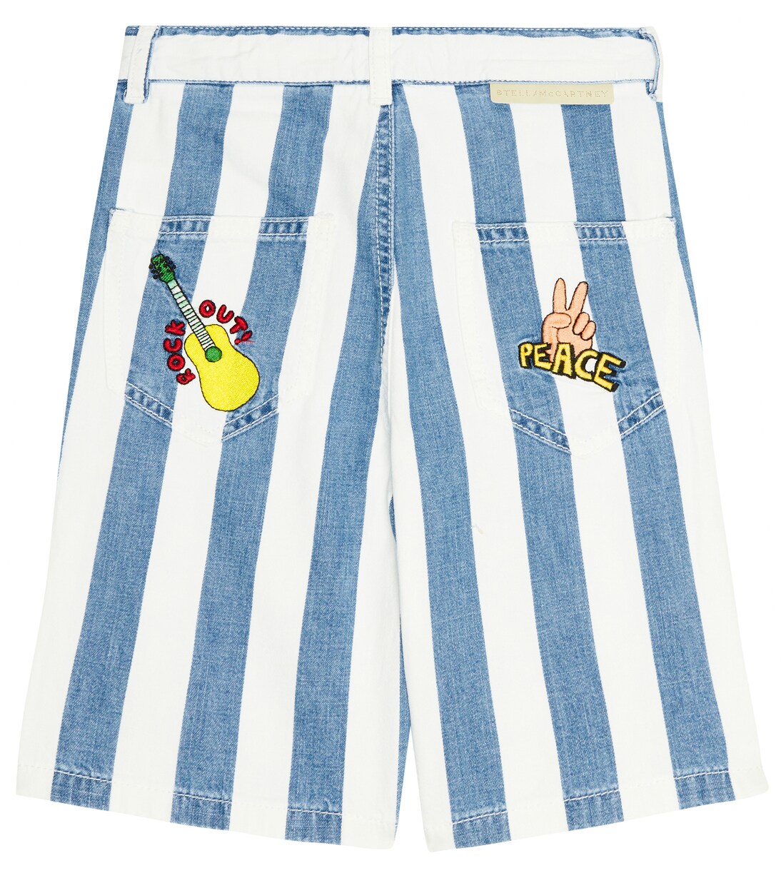 Shorts di jeans a righe | Stella McCartney Kids