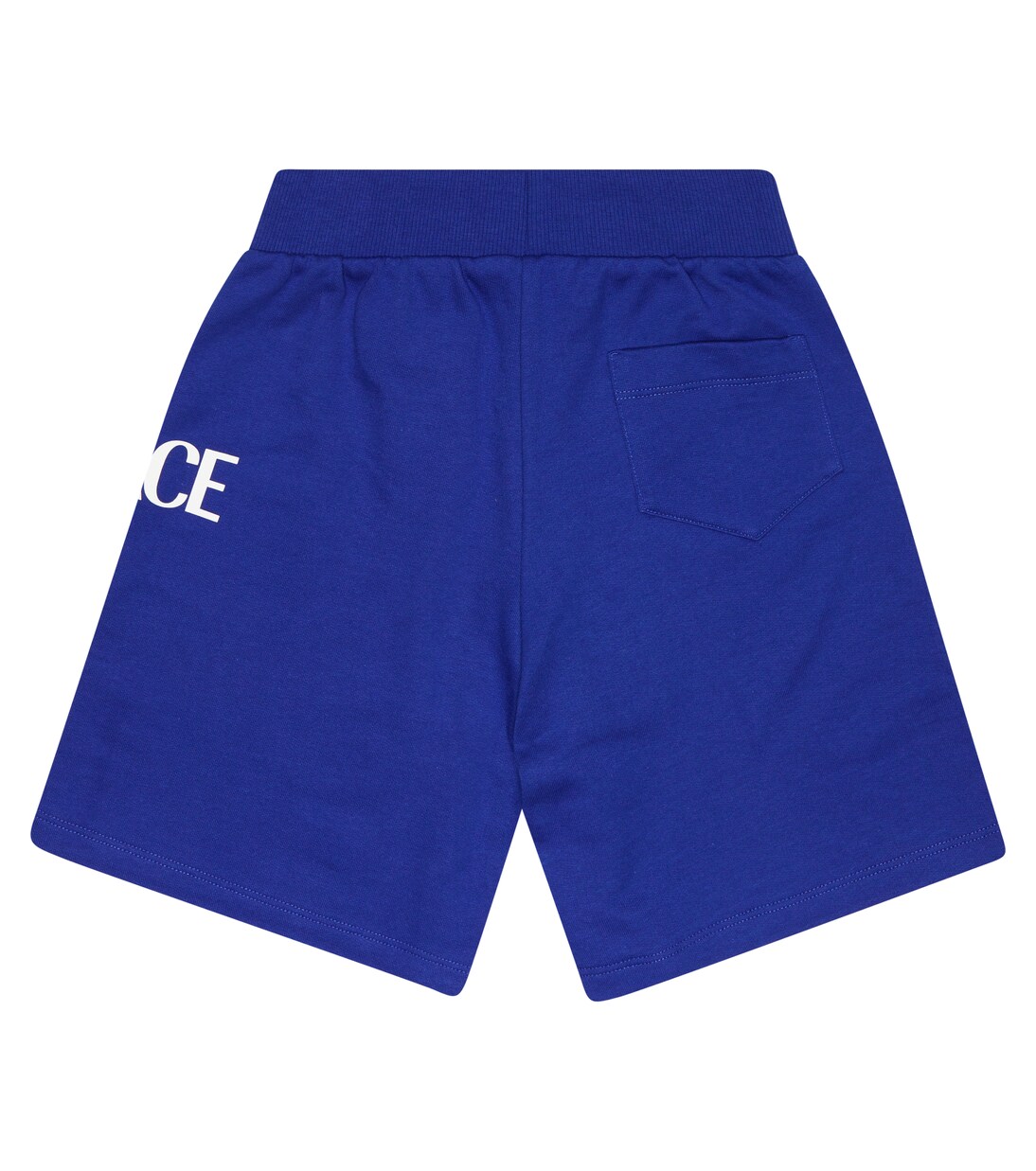 Shorts in cotone con stampa Greca | Versace Kids