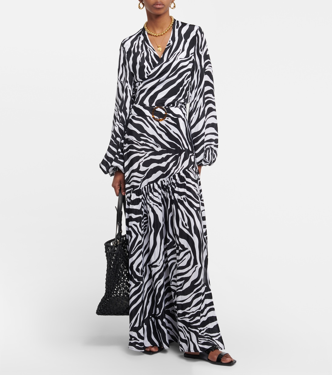 Tabitha zebra-print crop top | Alexandra Miro