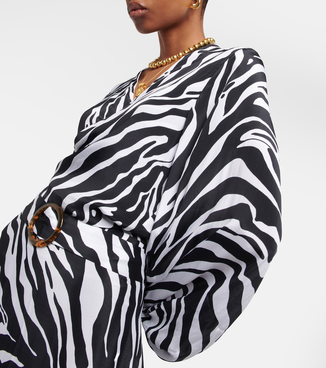Tabitha zebra-print crop top | Alexandra Miro
