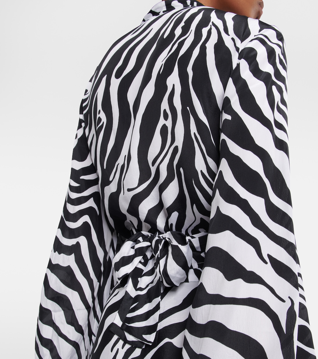 Tabitha zebra-print crop top | Alexandra Miro