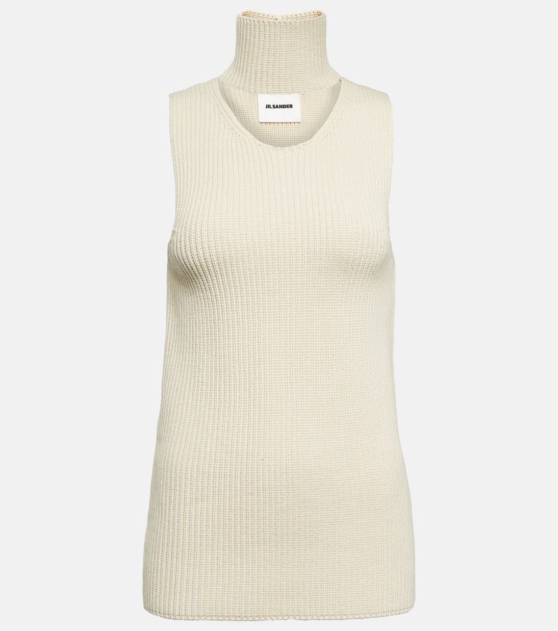 Top in maglia di misto cotone | Jil Sander