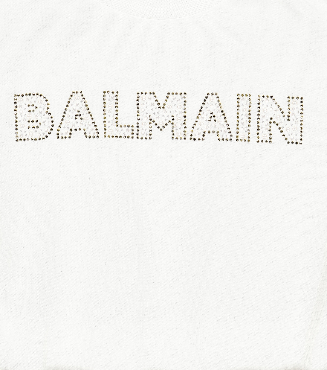 Abito in jersey di cotone con logo | Balmain Kids