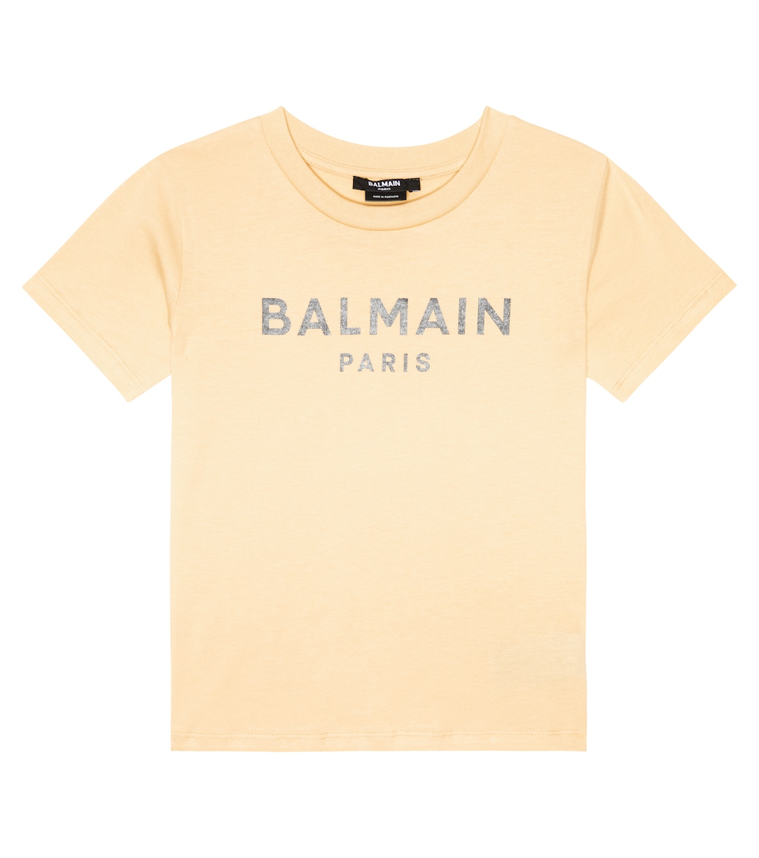 Camiseta de algodón con logo | Balmain Kids