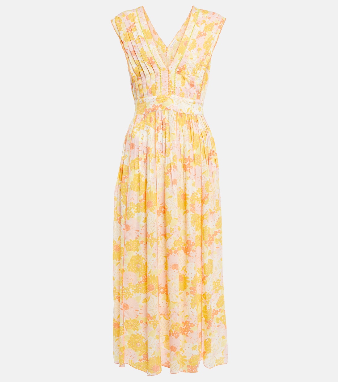 Abito midi Agnes con stampa | Poupette St Barth