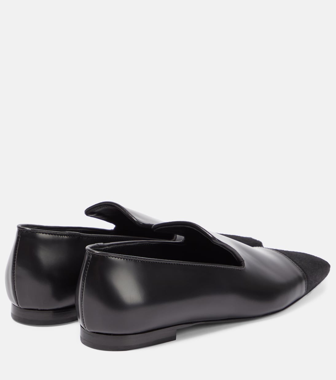 Loafers aus Leder und Kalbshaar | Toteme