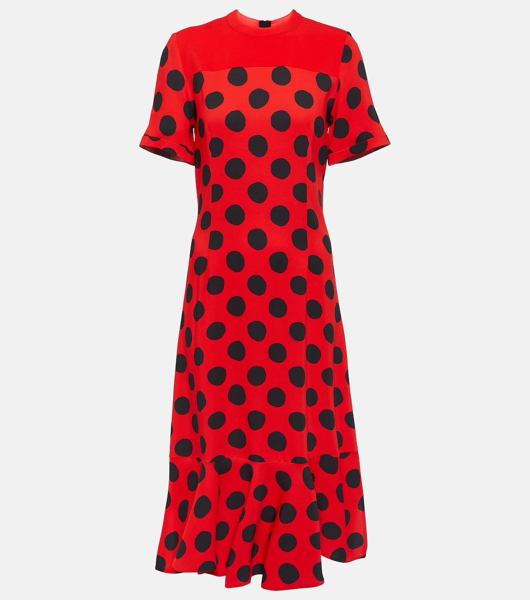 Polka dot cady midi dress | Marni
