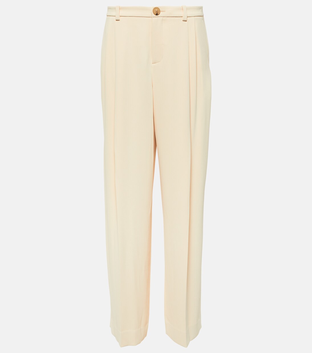 Pantalon ample en crêpe à taille basse | Vince