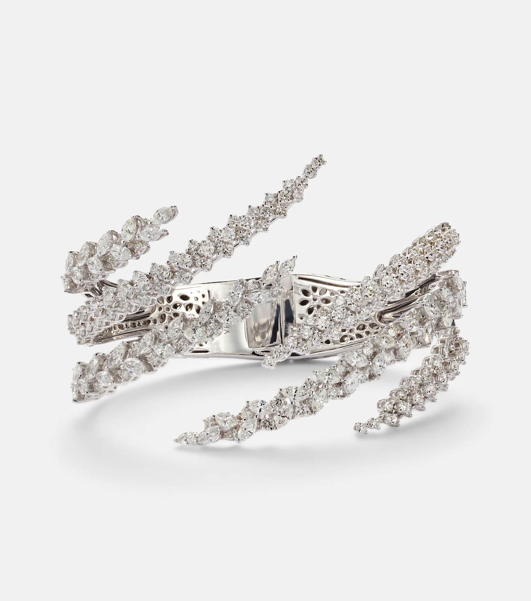 Bracciale in oro bianco 18kt con diamanti | Yeprem