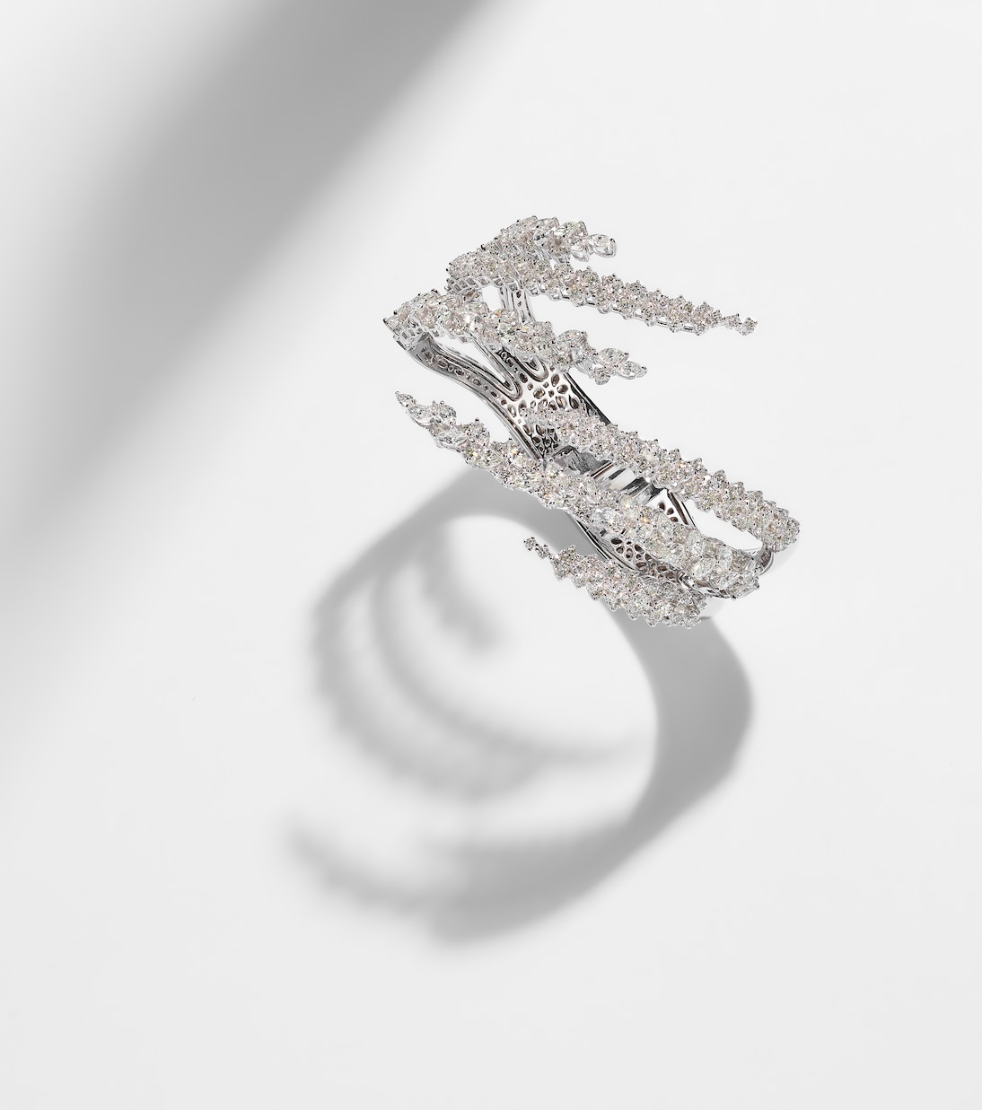 Bracciale in oro bianco 18kt con diamanti | Yeprem