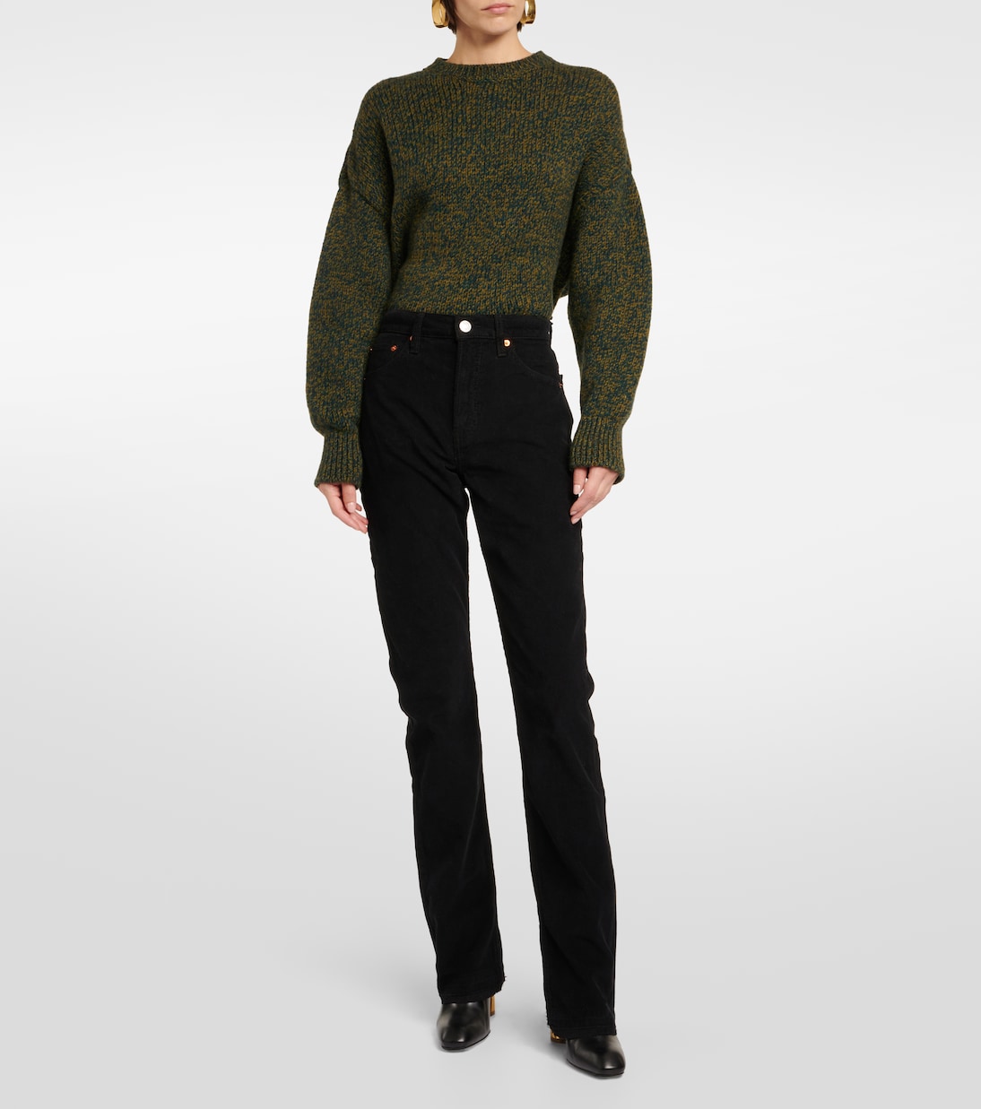 ’70s high-rise corduroy bootcut jeans  | Re/Done
