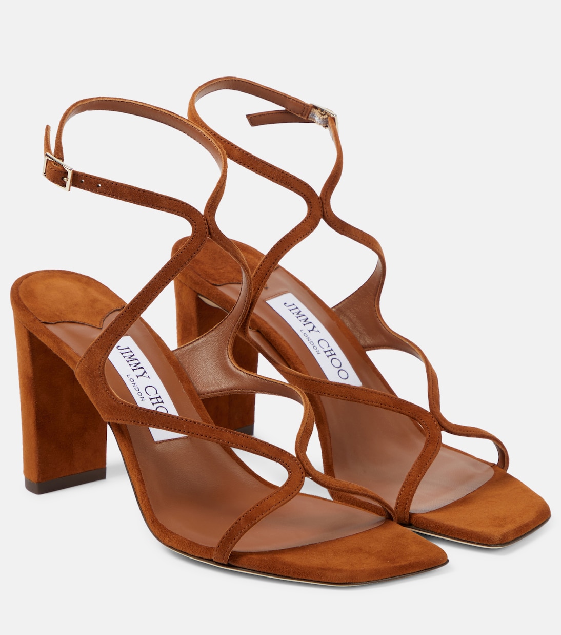Sandali Azie 85 in suede | Jimmy Choo