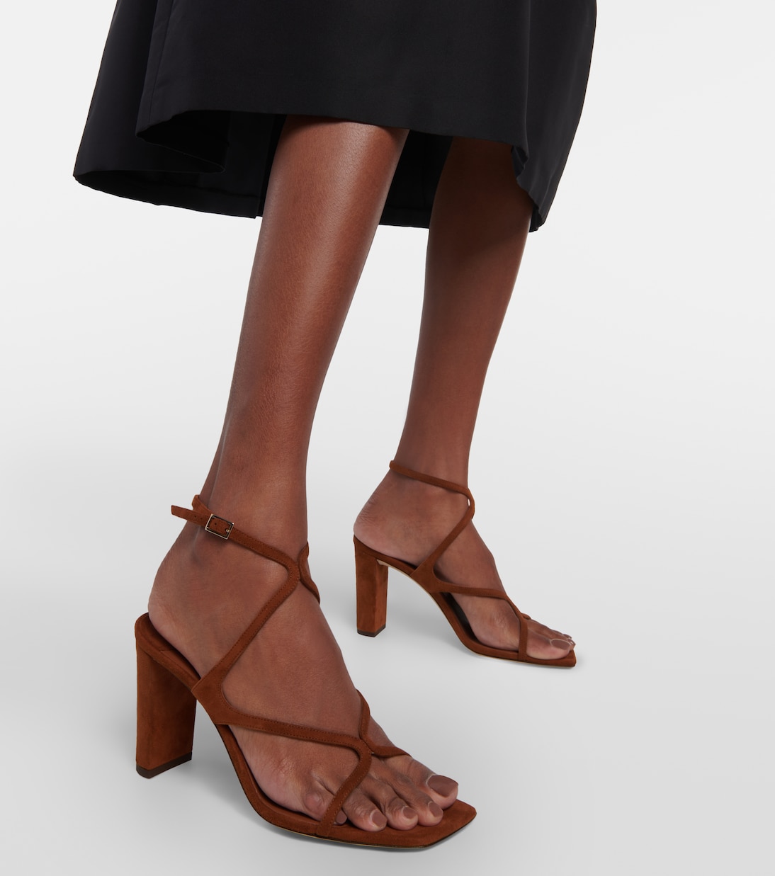 Sandali Azie 85 in suede | Jimmy Choo