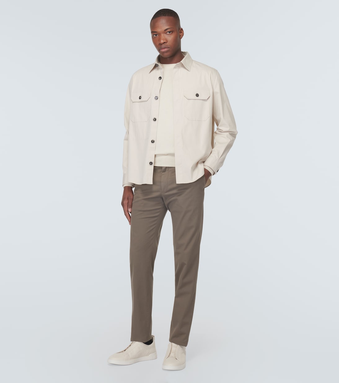 Hemdjacke aus Canvas | Zegna