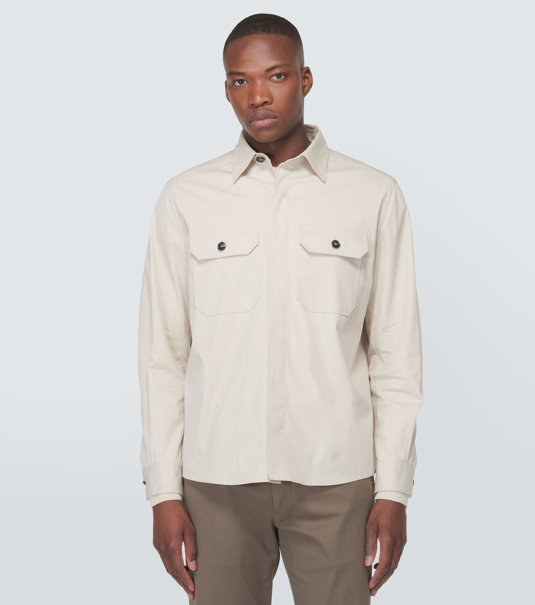 Hemdjacke aus Canvas | Zegna