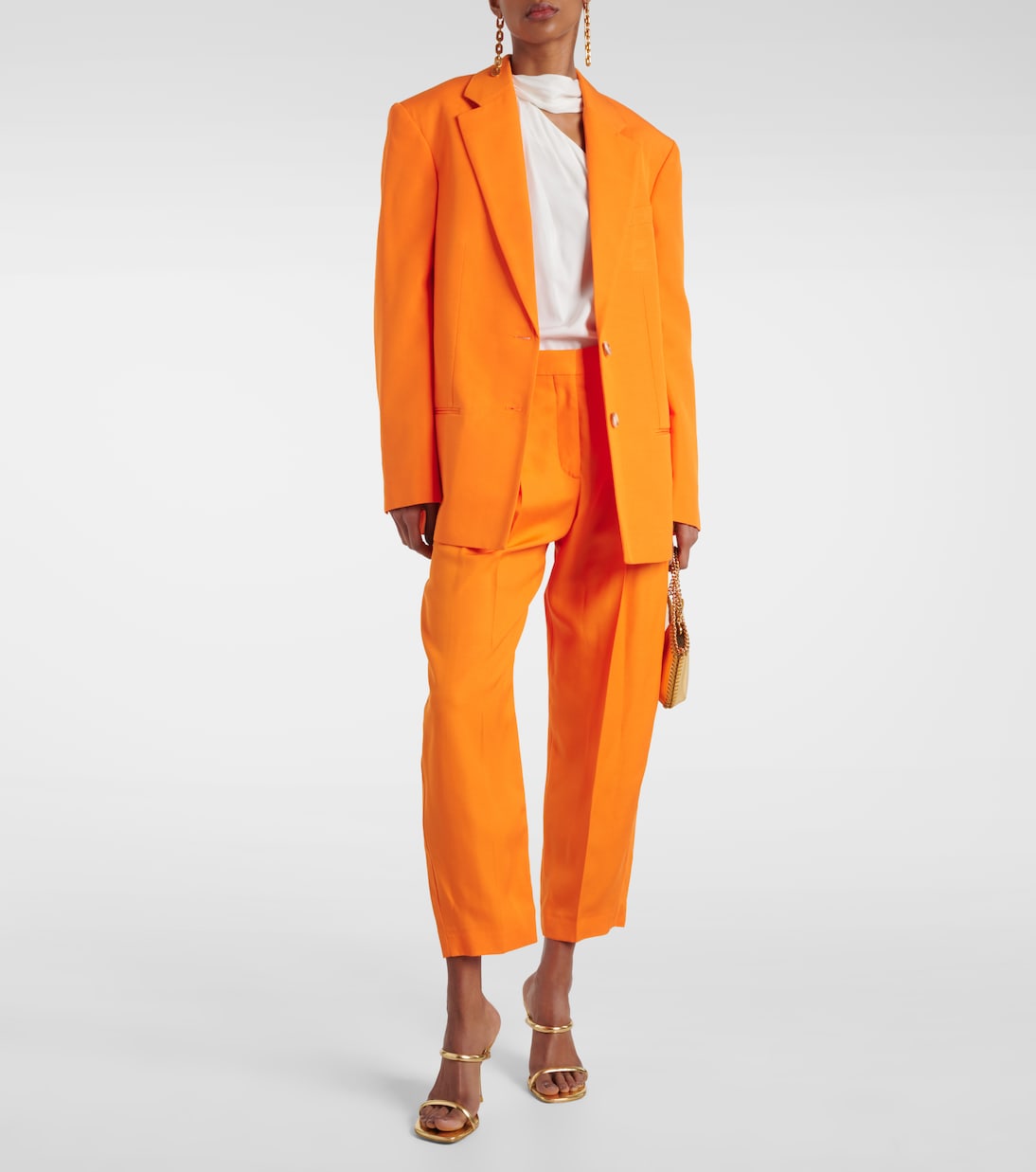 Blazer monopetto in crêpe | Stella McCartney