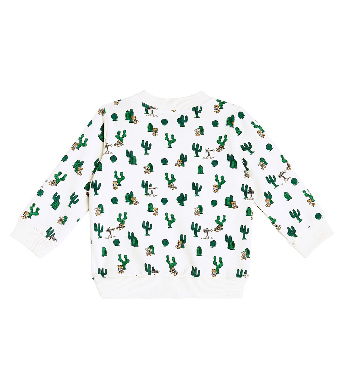 Bebé - sudadera de algodón estampada | Moschino Kids