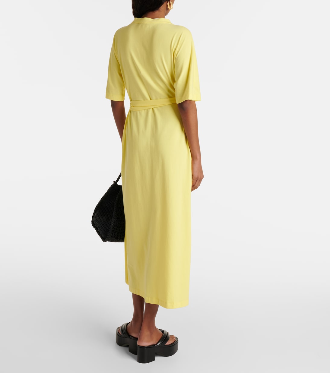 Pisano cotton-blend midi dress | Max Mara