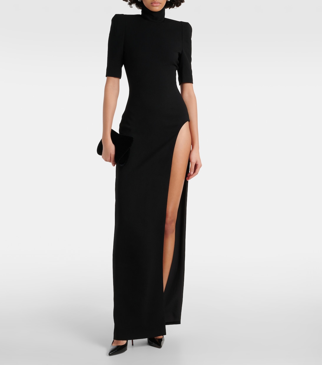 Kleid aus Crêpe | Mônot