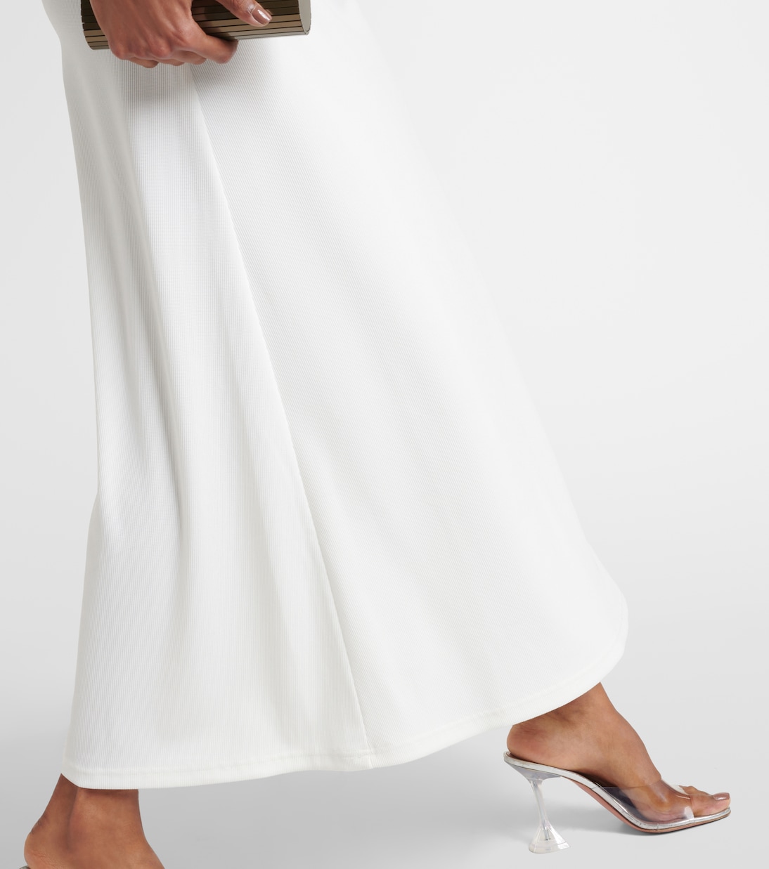 Stone Cavern ribbed-knit cutout maxi dress | Christopher Esber