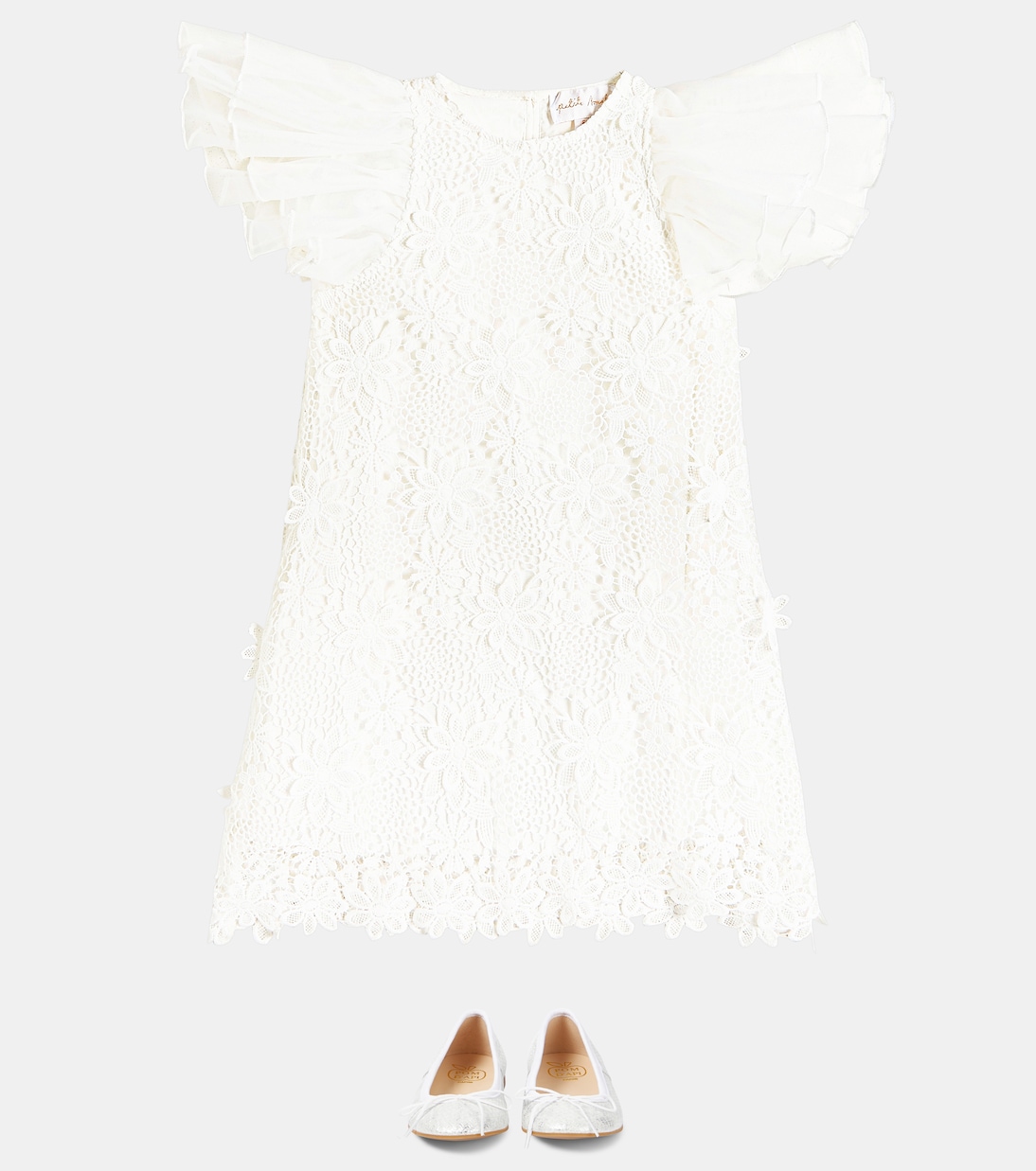 Kleid aus Baumwolle mit Spitze | Petite Amalie  