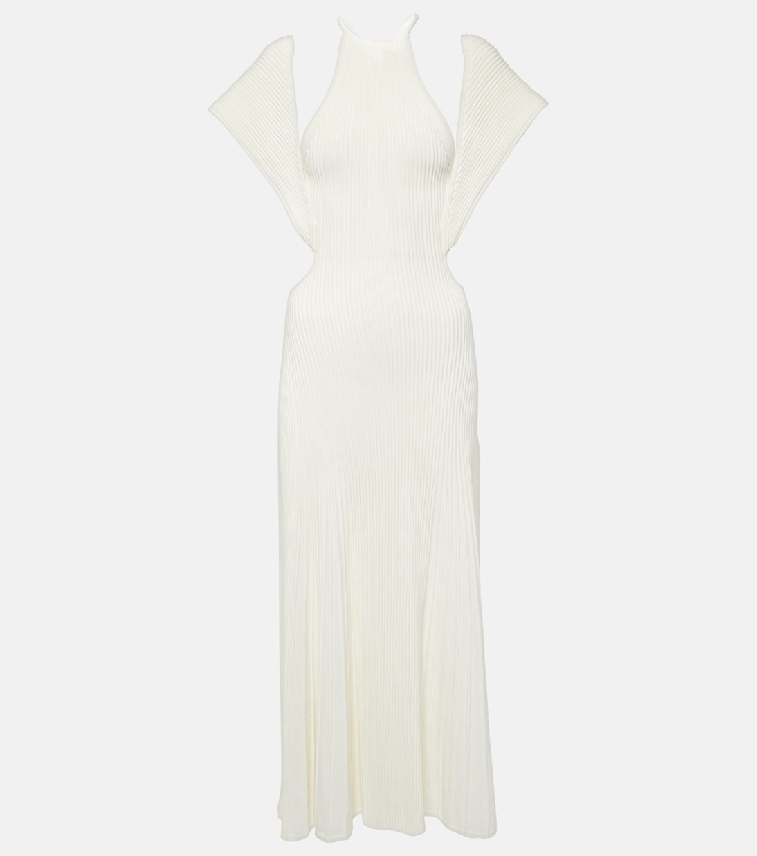 Abito lungo in lana con cut-out | Chloé