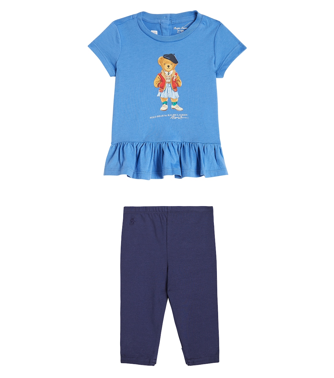 Baby cotton-blend T-shirt and leggings set | Polo Ralph Lauren Kids