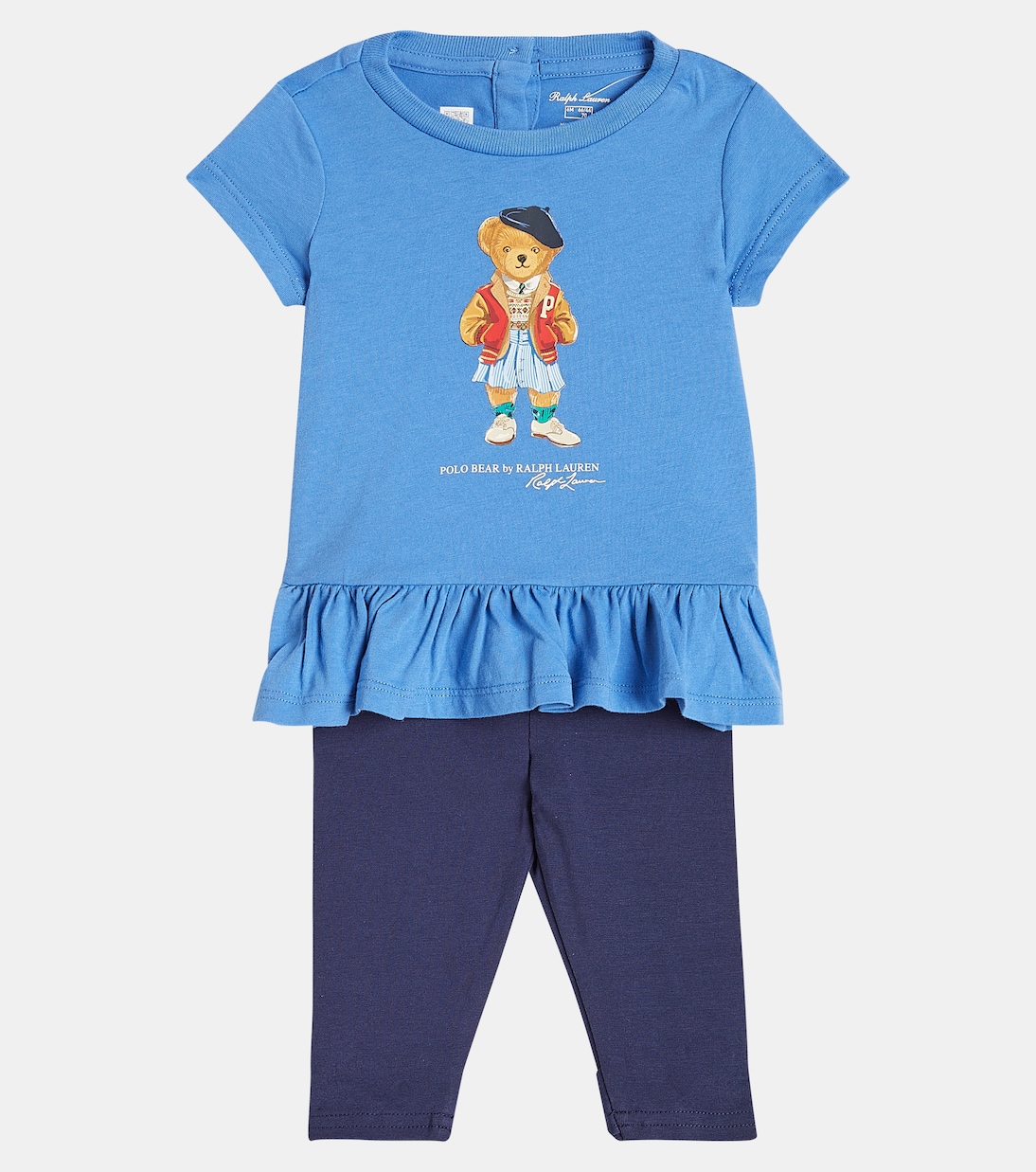 Baby cotton-blend T-shirt and leggings set | Polo Ralph Lauren Kids
