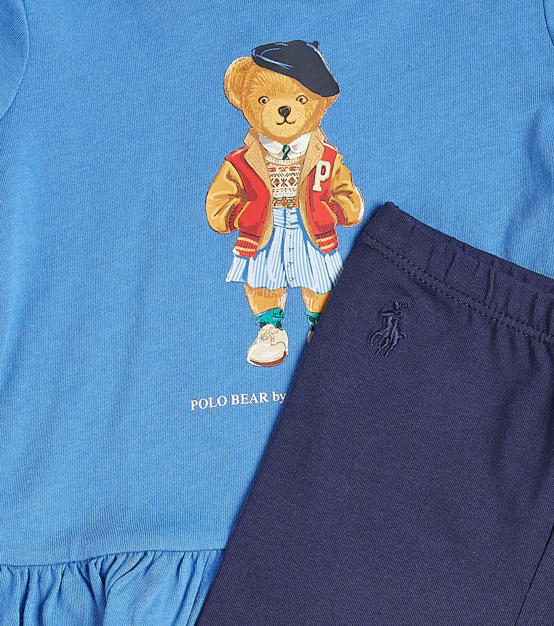 Baby cotton-blend T-shirt and leggings set | Polo Ralph Lauren Kids